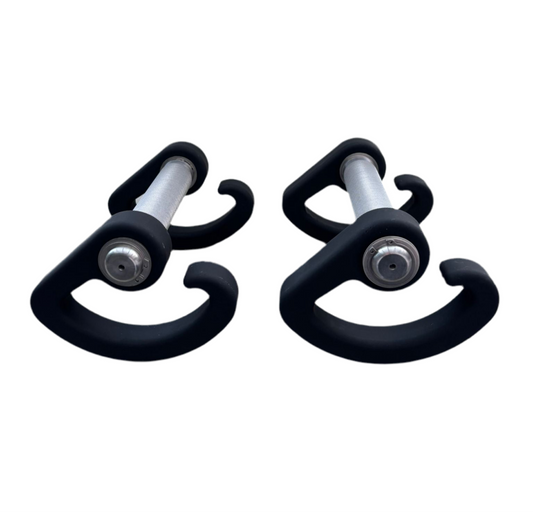 Resistance Band Handles - Stainless Steel Training Grips
